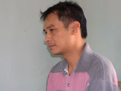 Trịnh Nguyên Thủy trong một lần tiếp xúc với PV Tiền Phong tại Trại tạm giam Công an tỉnh Phú Thọ. Trịnh Nguyên Thủy trong một lần tiếp xúc với PV Tiền Phong tại Trại tạm giam Công an tỉnh Phú Thọ