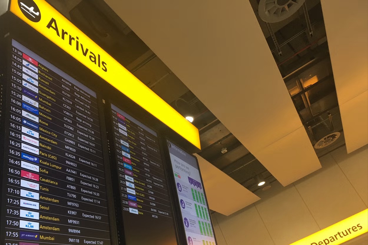 Sân bay Heathrow của Anh hiện chỉ xếp thứ 12 về số lượng điểm đến.