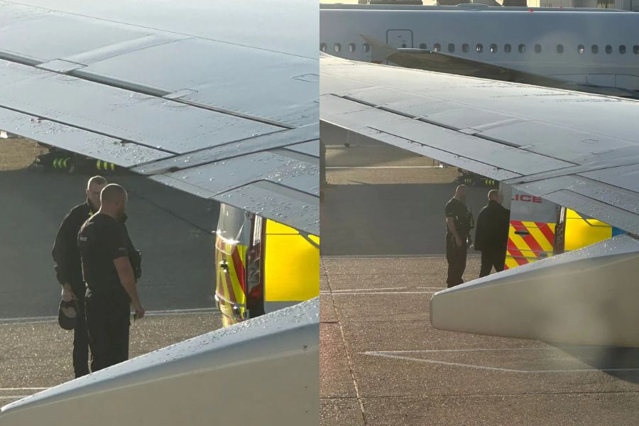 Cảnh sát đã bắt Jonzi tại hiện trường và đưa anh ta vào phía sau xe cảnh sát. Cảnh sát đã bắt Jonzi tại hiện trường và đưa anh ta vào phía sau xe cảnh sát.