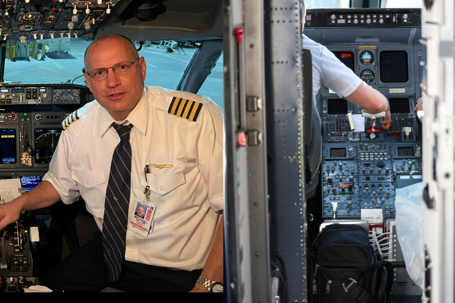 Ông Michael Tallon - cơ trưởng kỳ cựu của United Airlines.