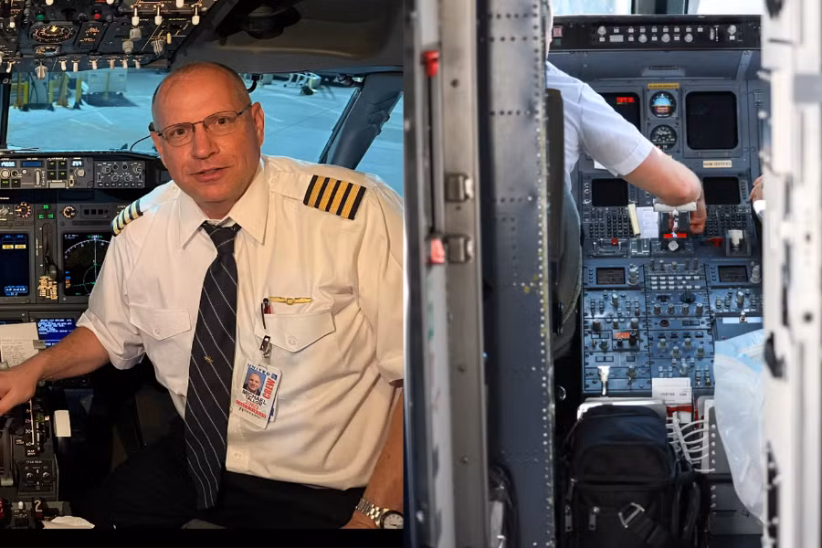 Ông Michael Tallon - cơ trưởng kỳ cựu của United Airlines.