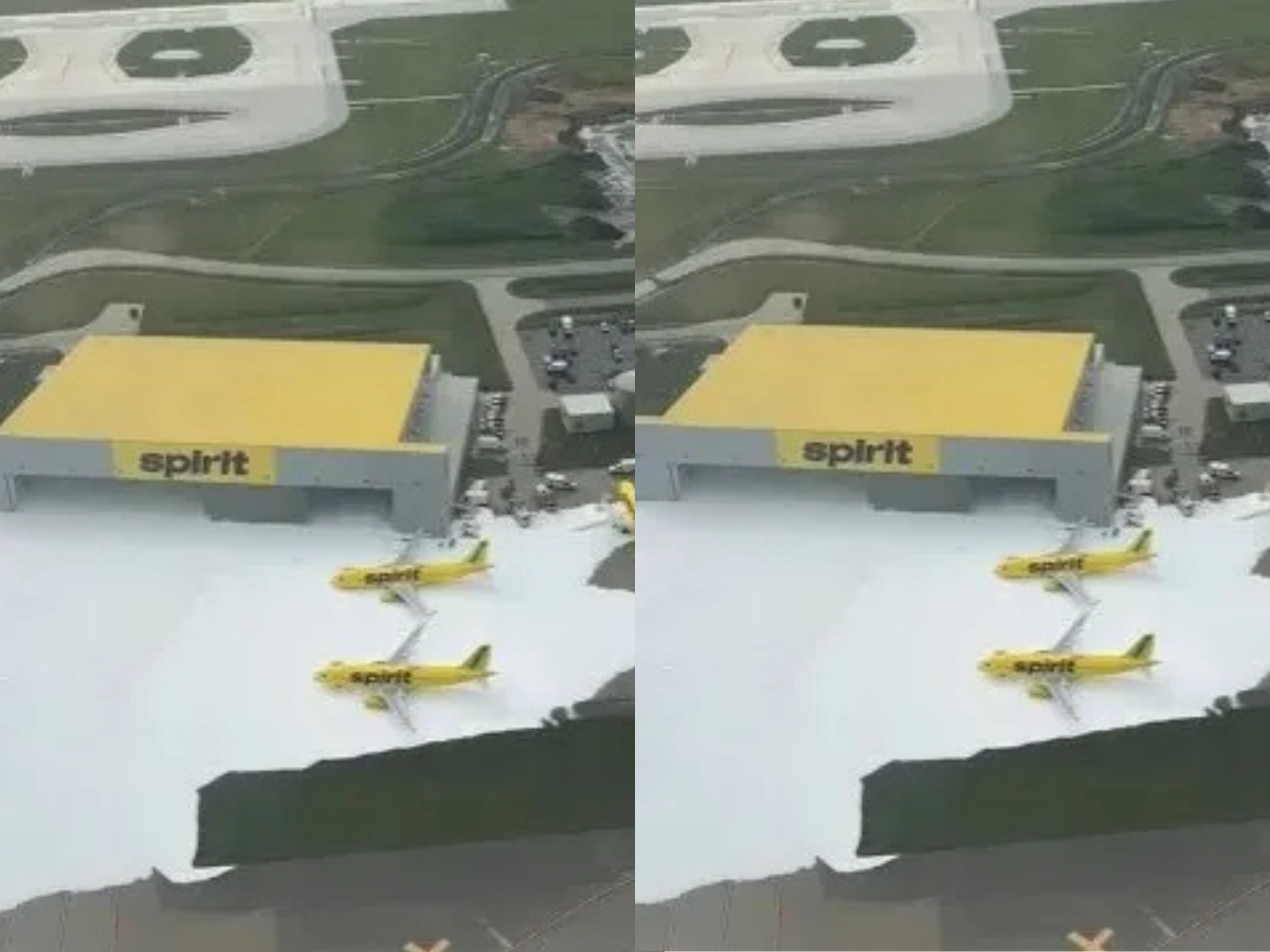 Hãng hàng không Spirit Airlines đã phối hợp với một nhà thầu chuyên nghiệp để thực hiện công tác dọn dẹp. Hãng hàng không Spirit Airlines đã phối hợp với một nhà thầu chuyên nghiệp để thực hiện công tác dọn dẹp.