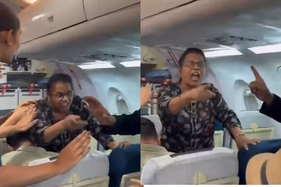 Nữ hành khách dọa làm rơi một chuyến bay của Hãng Air India Express.
