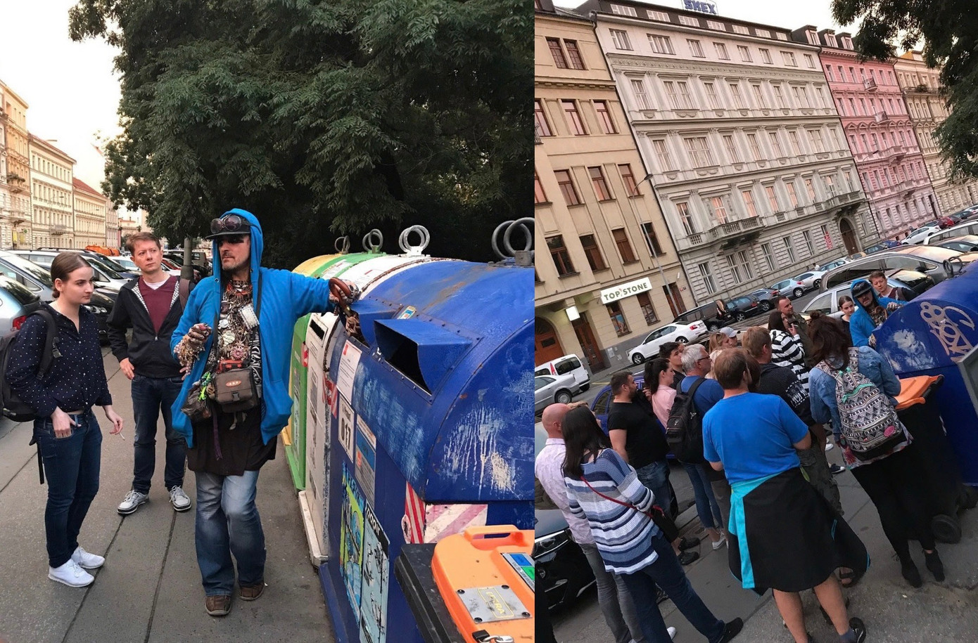 Khách tham quan đang được hướng dẫn viên du lịch giới thiệu các địa điểm. Ảnh: Pragulic. Khách tham quan đang được hướng dẫn viên du lịch giới thiệu các địa điểm. Ảnh: Pragulic.