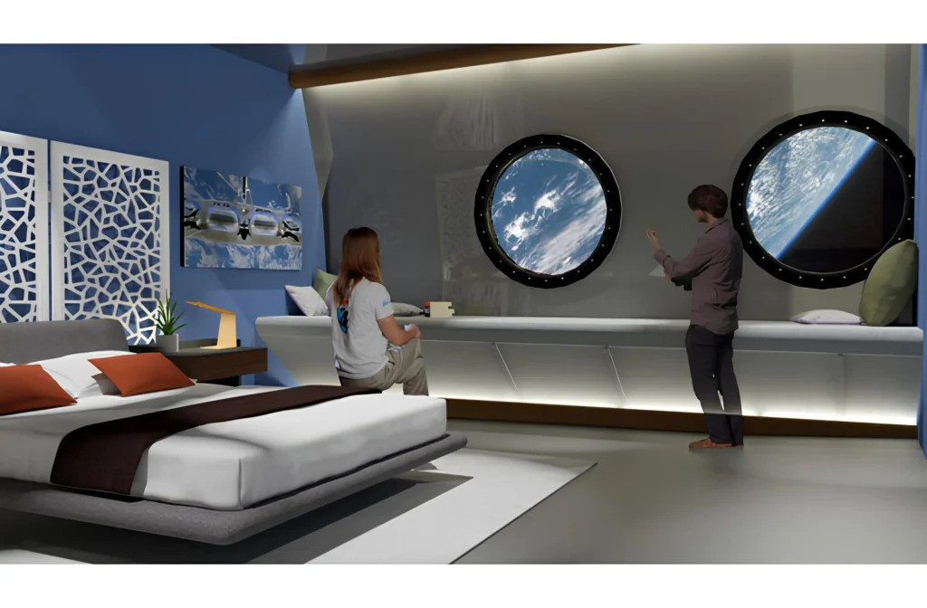 Voyager Station được chia thành 24 mô-đun chức năng sắp xếp thành vòng tròn khổng lồ. Voyager Station được chia thành 24 mô-đun chức năng sắp xếp thành vòng tròn khổng lồ.