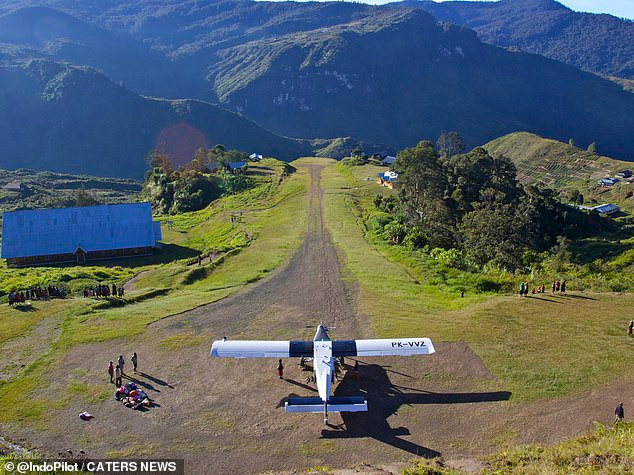 Vị trí đầy khó khăn của đường băng.