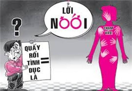 Vin vào cớ “đùa cho vui”, rồi “anh em với nhau ngại gì”, các nam đồng nghiệp thi nhau quấy rối Ngọc bằng những lời khiếm nhã