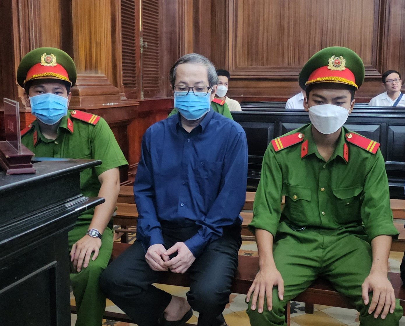 Bị cáo Nguyễn Minh Quân tại phiên tòa ngày 13/6.