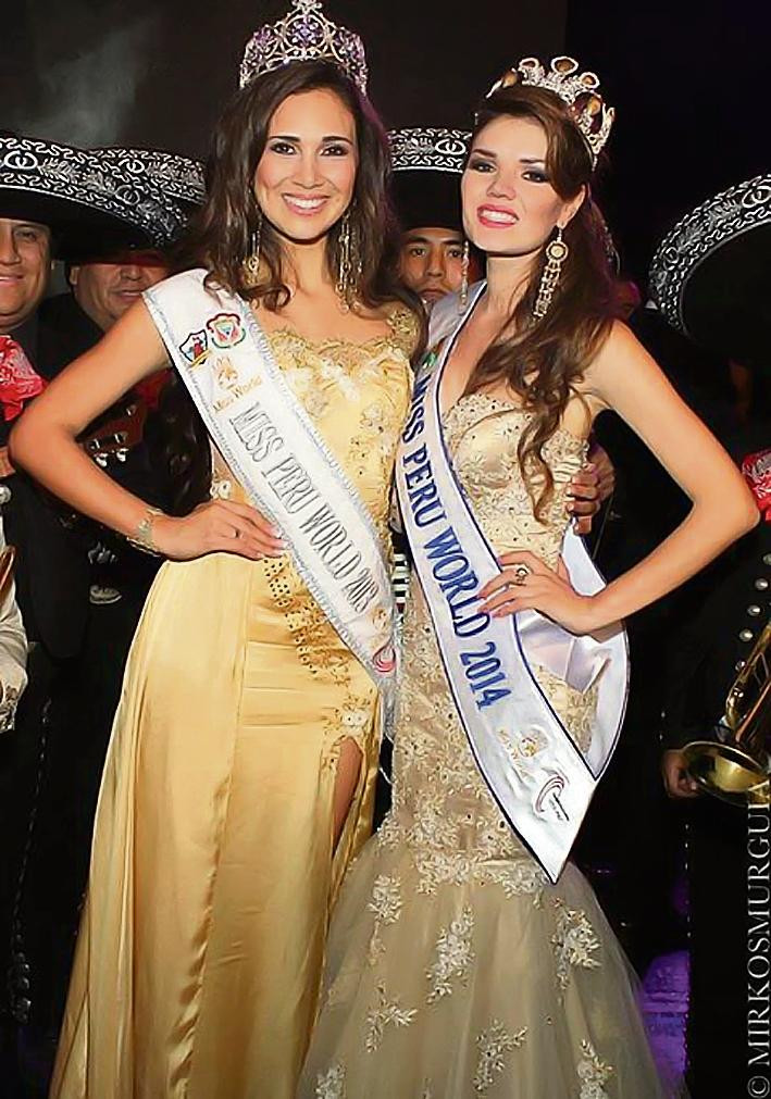 Cô chị gái cả trong nhà Rivera là người đẹp Sofia Rivera (phải) từng đăng quang danh hiệu Miss Peru Mundo 2014.