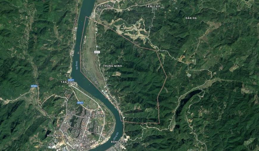 Chính phủ chấp thuận, cho phép tỉnh Hoà Bình chuyển mục đích sử dụng 43,98ha đất trồng lúa sang đất phi nông nghiệp để thực hiện dự án khu đô thị mới Trung Minh A, tại xã Trung Minh (TP. Hòa Bình).