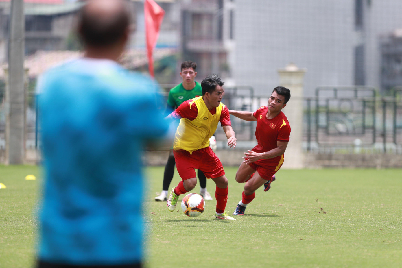 Hồ Thanh Minh có thể đá chính khi U23 Việt Nam gặp U23 Myanmar? (ảnh Hữu Phạm) Hồ Thanh Minh có thể đá chính khi U23 Việt Nam gặp U23 Myanmar? (ảnh Hữu Phạm)