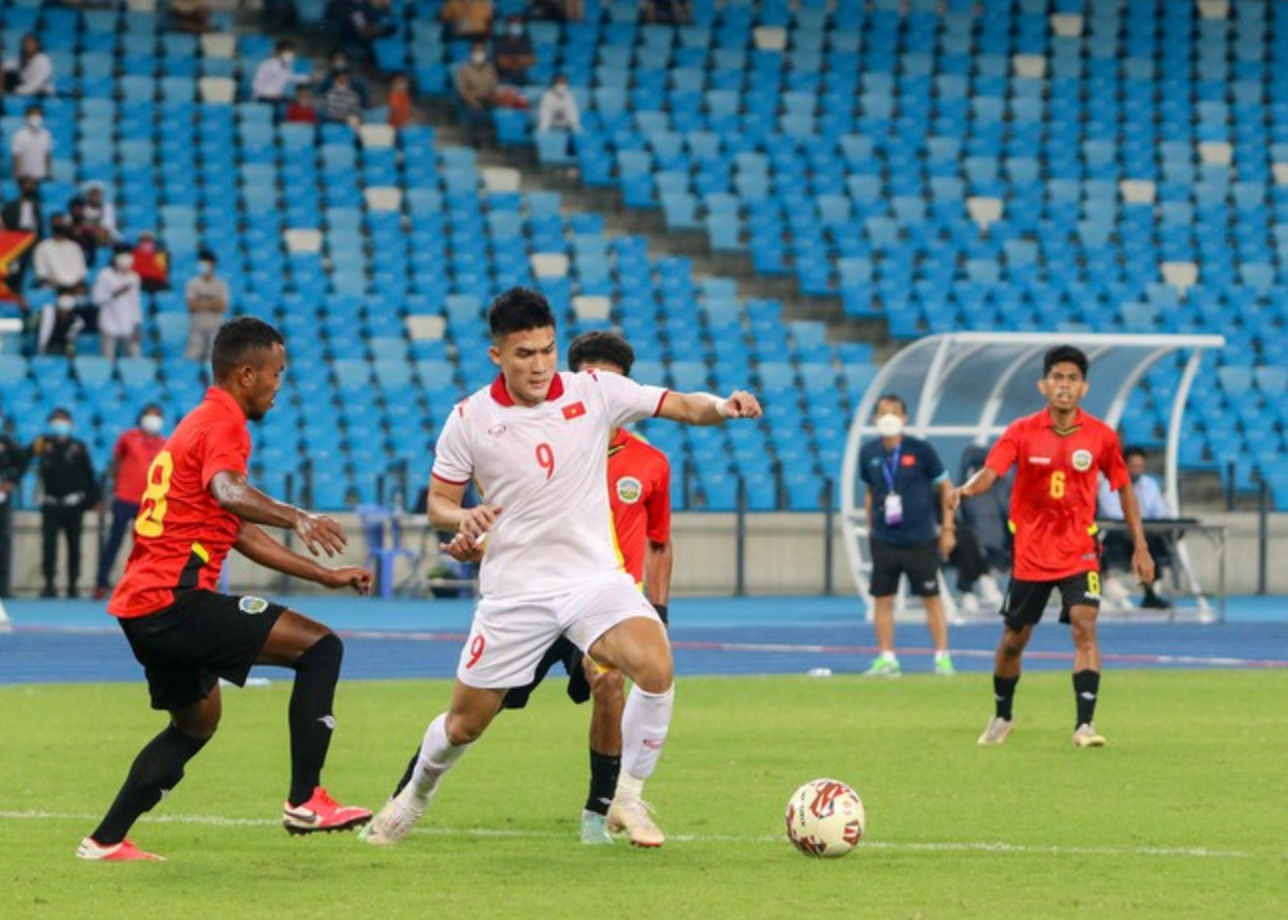 U23 Việt Nam đã có chiến thắng đầy quả cảm trước U23 Timor Leste để giành vé dự trận Chung kết U23 Đông Nam Á. U23 Việt Nam đã có chiến thắng đầy quả cảm trước U23 Timor Leste để giành vé dự trận Chung kết U23 Đông Nam Á.