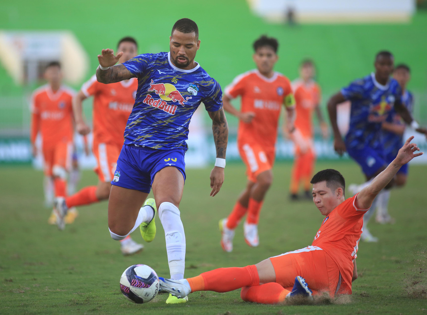 HAGL ở V-League 2022 được bổ sung các ngoại binh chất lượng cao. (ảnh Hữu Phạm)