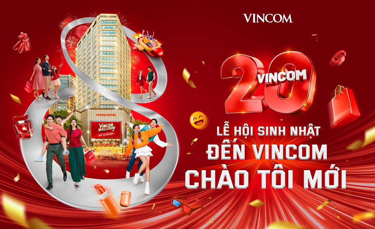 Chuỗi 88 trung tâm thương mại Vincom trên 48 tỉnh thành sẽ đồng loạt tổ chức tháng sinh nhật “Đến Vincom - Chào Tôi Mới" với loạt trải nghiệm không thể bỏ lỡ Chuỗi 88 trung tâm thương mại Vincom trên 48 tỉnh thành sẽ đồng loạt tổ chức tháng sinh nhật “Đến Vincom - Chào Tôi Mới" với loạt trải nghiệm không thể bỏ lỡ