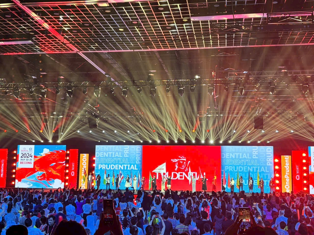 Các MDRT có cơ hội giao lưu, học hỏi thông qua các sự kiện quốc tế (Ảnh: Hội nghị thường niên Prudential MDRT 2024 – Nguồn: Prudential)