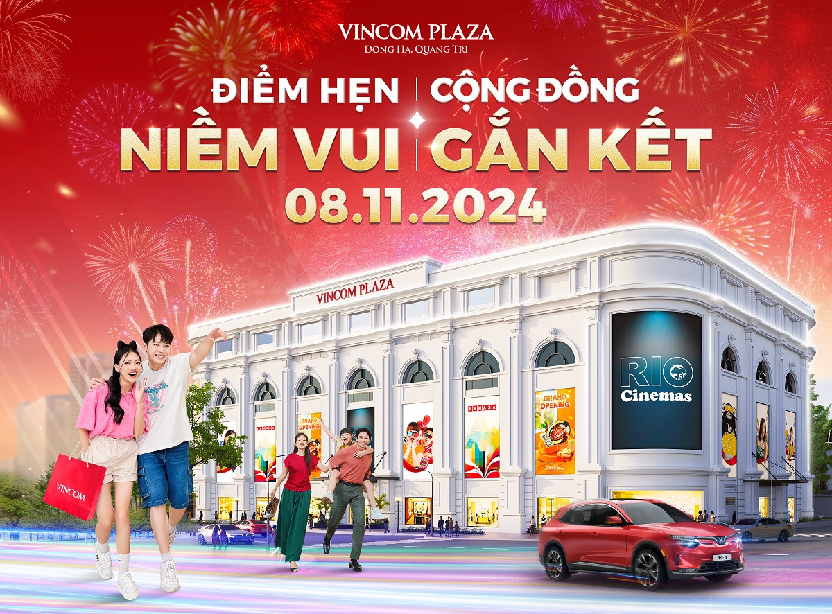TTTM Vincom Plaza Đông Hà được thiết kế 4 tầng nổi, tổng diện tích mặt sàn lên đến 10.000m2 hứa hẹn trở thành điểm đến vui chơi giải trí hàng đầu Quảng Trị TTTM Vincom Plaza Đông Hà được thiết kế 4 tầng nổi, tổng diện tích mặt sàn lên đến 10.000m2 hứa hẹn trở thành điểm đến vui chơi giải trí hàng đầu Quảng Trị