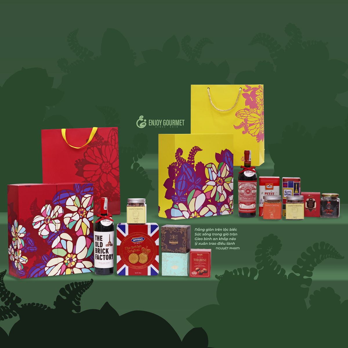 Bộ sưu tập hộp quà Tết nắng xuân Bộ sưu tập hộp quà Tết nắng xuân