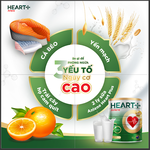 Dinh dưỡng đóng vai trò quan trọng trong phòng ngừa bệnh tim mạch