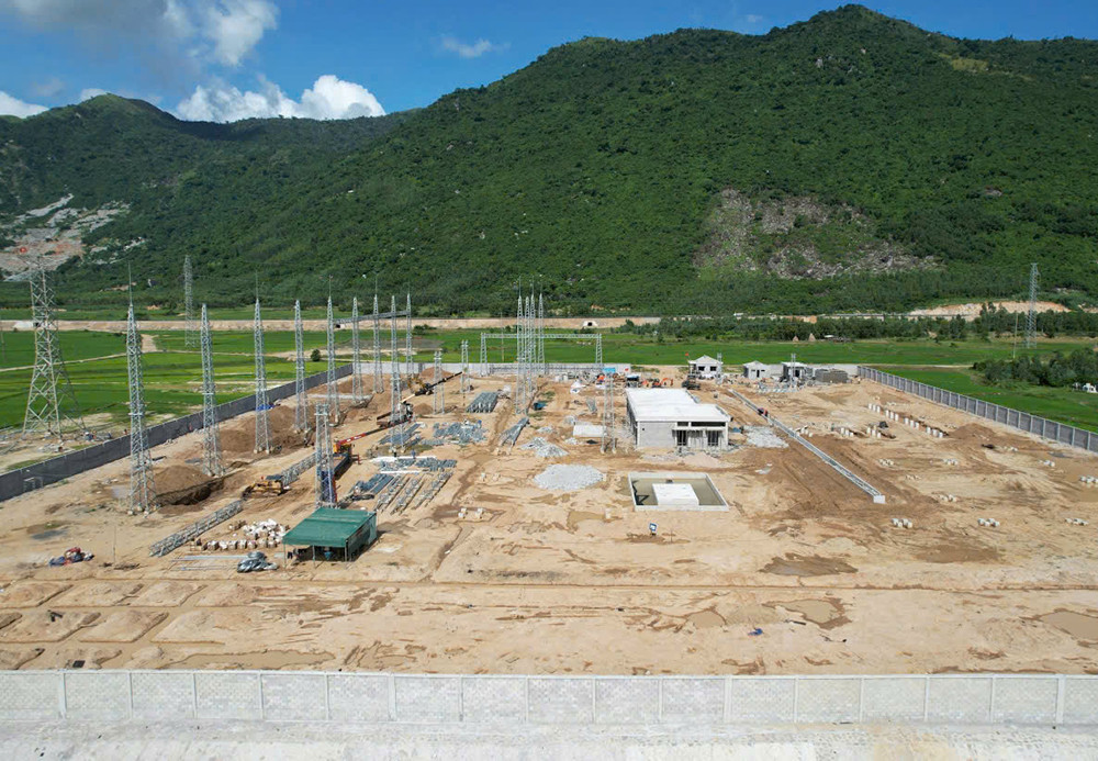 Toàn cảnh Dự án Trạm biến áp 220kV Ninh Hòa (Vạn Ninh) và đường dây đấu nối