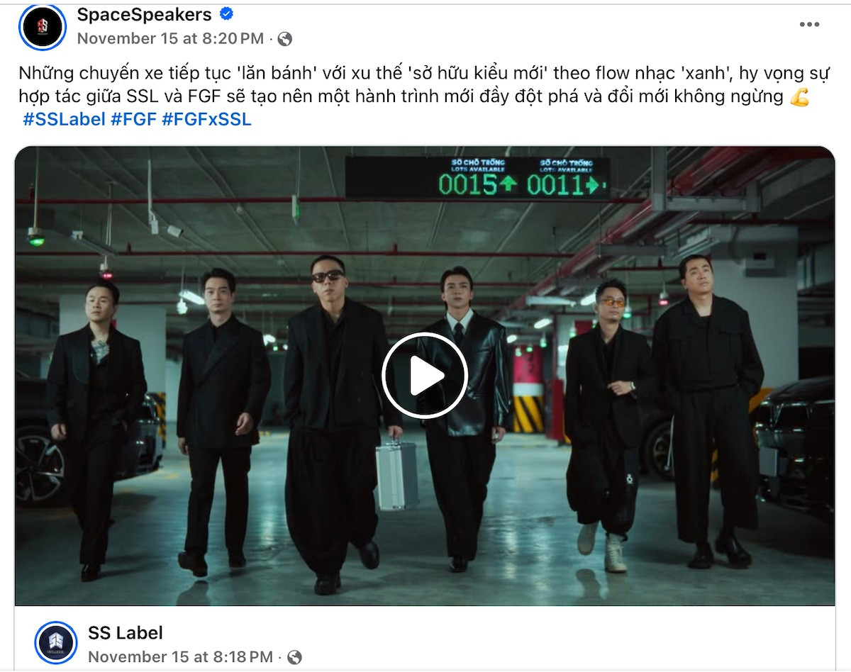 SpaceSpeakers nói về hợp tác giữa SS Label và FGF. SpaceSpeakers nói về hợp tác giữa SS Label và FGF.
