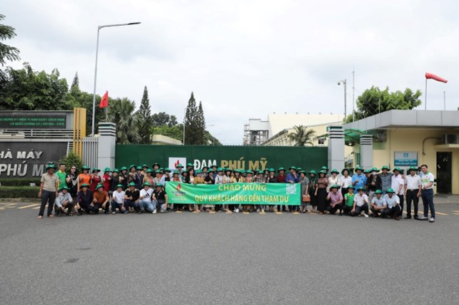 Đoàn khách hàng Khu vực Lâm Đồng tham quan Nhà máy Đạm Phú Mỹ
