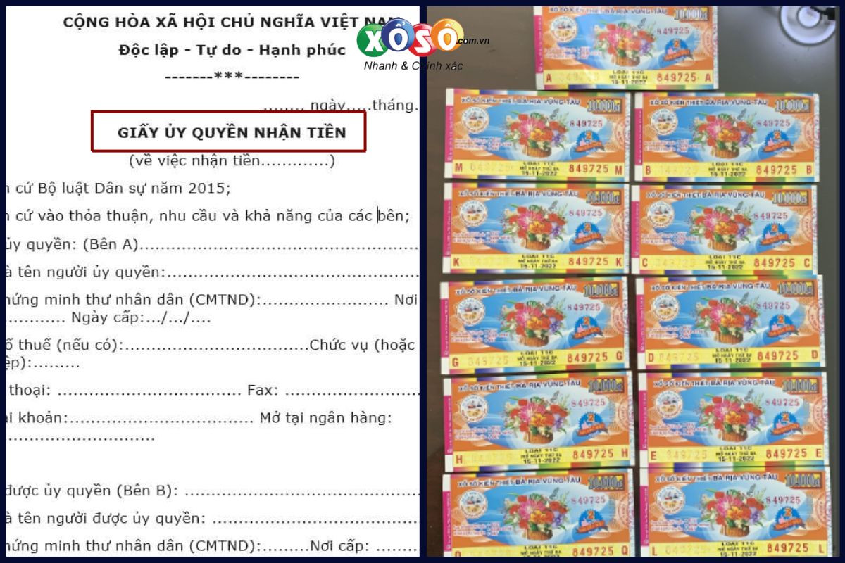 Trong trường hợp không thể đích nhân nhận thưởng, bạn có thể ủy quyền cho người khác Trong trường hợp không thể đích nhân nhận thưởng, bạn có thể ủy quyền cho người khác