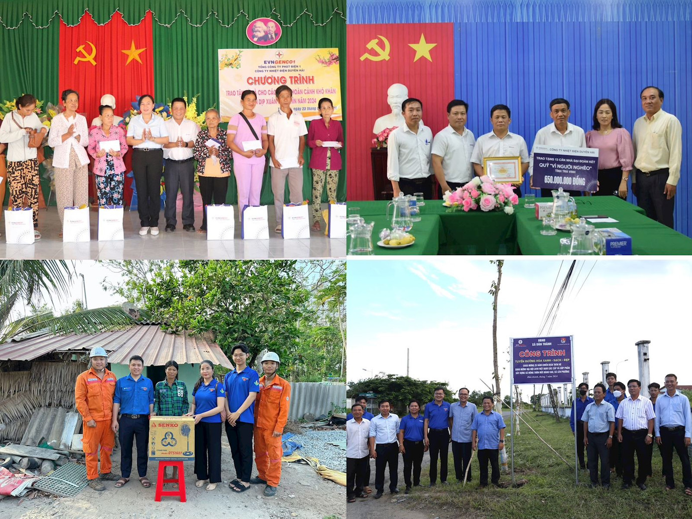 Công ty Nhiệt điện Duyên Hải tổ chức nhiều hoạt động hỗ trợ địa phương