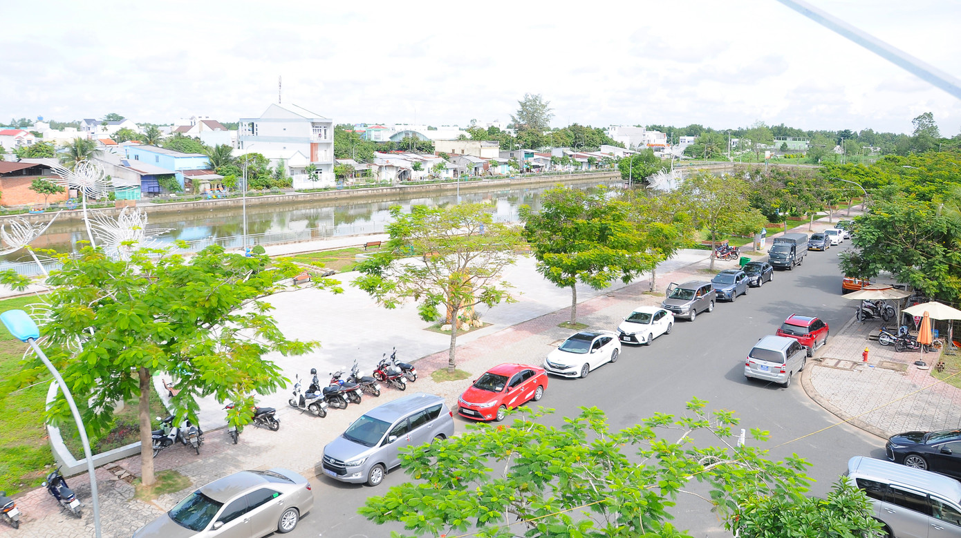 Một góc thành phố Ngã Bảy, tỉnh Hậu Giang. Một góc thành phố Ngã Bảy, tỉnh Hậu Giang.