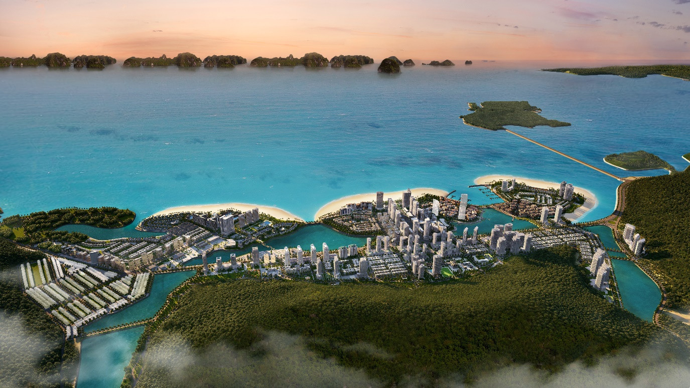 Khu đô thị Halong Marina của BIM Group phát triển các dự án nghỉ dưỡng hạng sang, hướng đến tập khách cao cấp. Ảnh: BIM Land