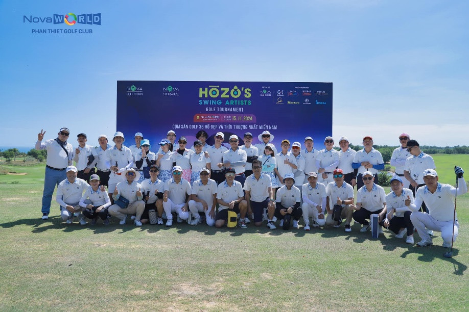 Hơn 50 nghệ sĩ và doanh nhân đã đến sân golf đẹp nhất miền Nam - NovaWorld Phan Thiet Golf Club để so tài với những cú swing hay “hole in one” đẳng cấp Hơn 50 nghệ sĩ và doanh nhân đã đến sân golf đẹp nhất miền Nam - NovaWorld Phan Thiet Golf Club để so tài với những cú swing hay “hole in one” đẳng cấp