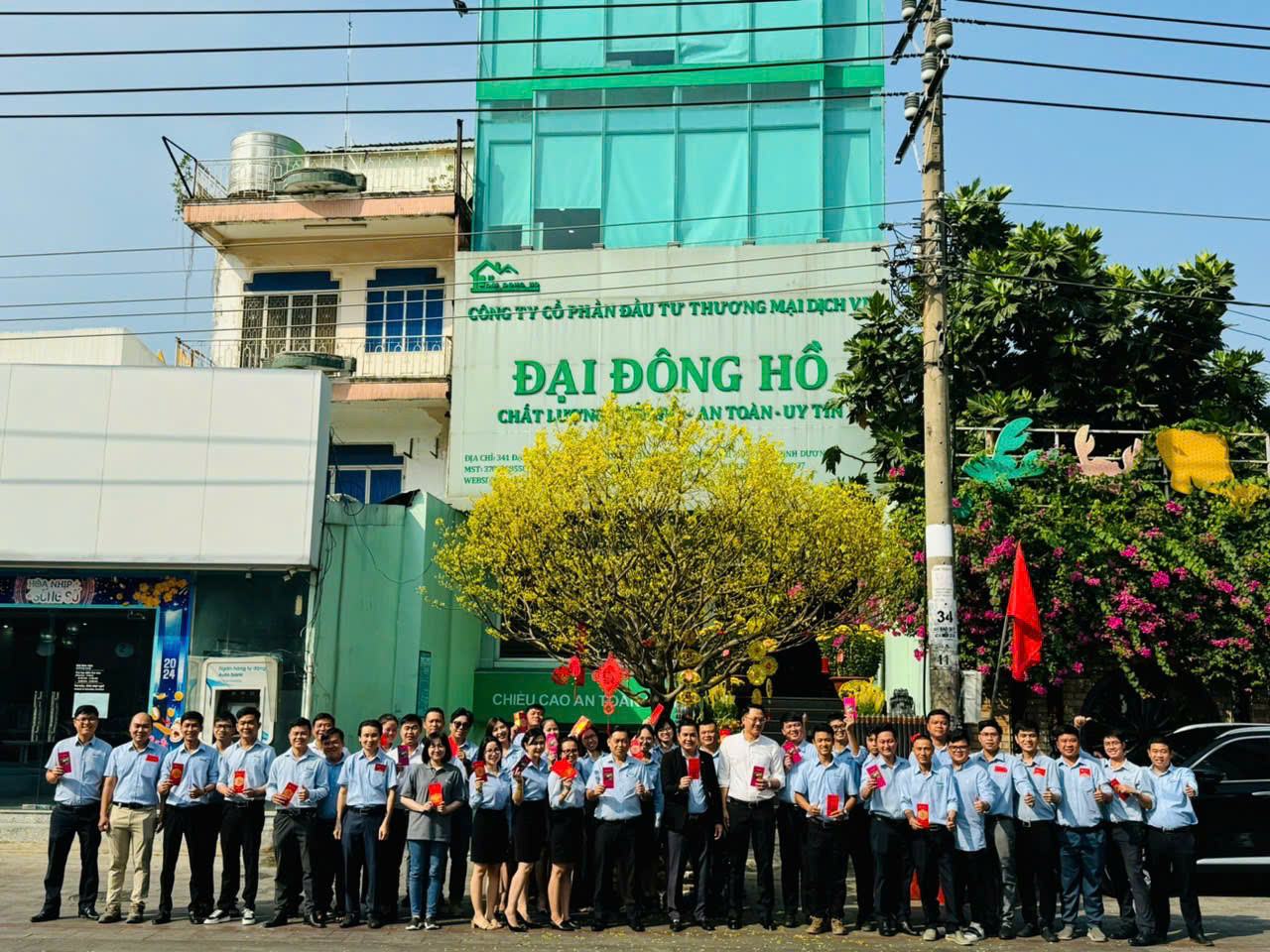 Công ty Cổ phần Đầu tư Thương mại Dịch vụ Đại Đông Hồ có địa chỉ tại số 341 Đại Lộ Bình Dương, phường Chánh Nghĩa, TP Thủ Dầu Một, tỉnh Bình Dương