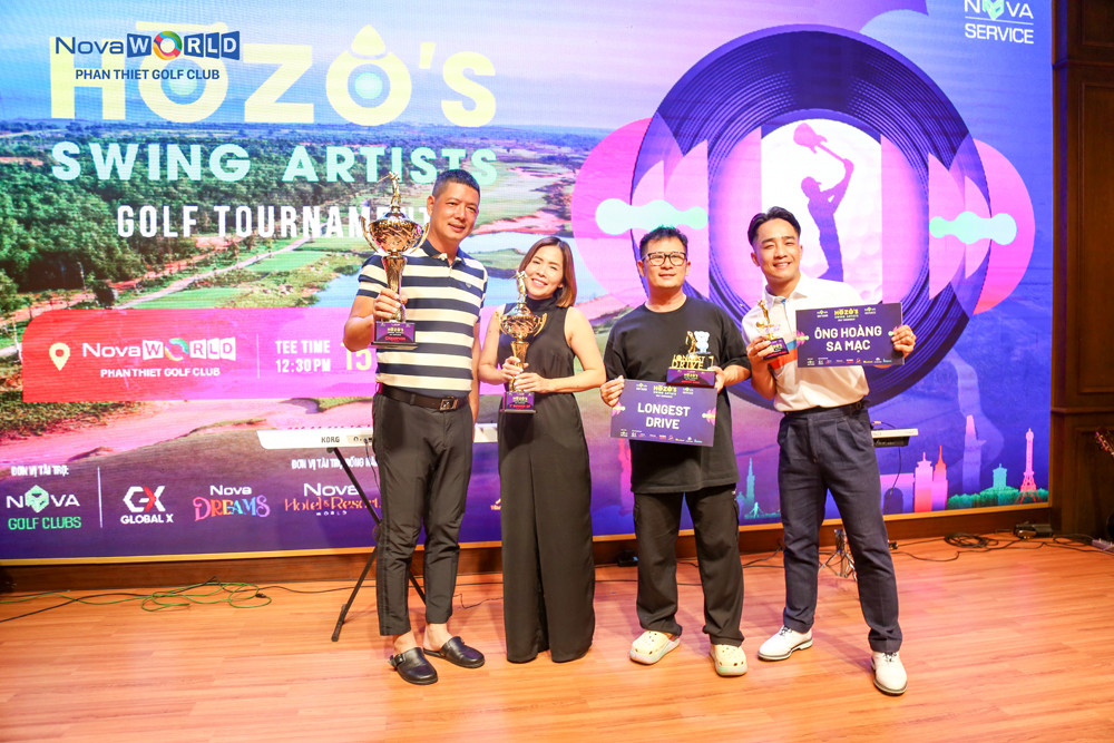 Anh tài Bằng Kiều và NSUT Minh Huyền với giải “Longest Drive” Anh tài Bằng Kiều và NSUT Minh Huyền với giải “Longest Drive”