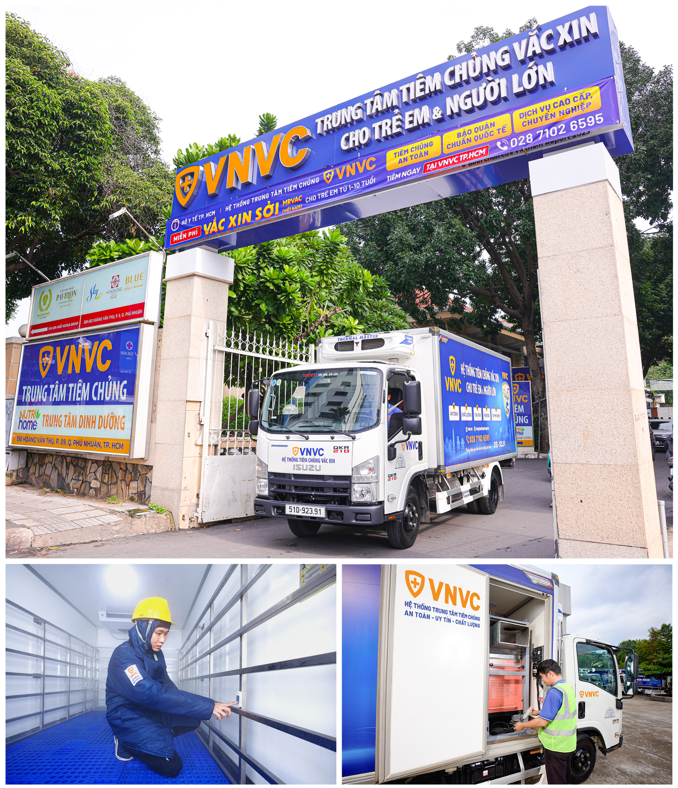 Xe lạnh chuyên dụng vận chuyển vắc xin của VNVC là sáng kiến lần đầu tiên tại Việt Nam, được cơ quan chức năng thẩm định, cấp chứng nhận đạt chuẩn GSP, giúp VNVC hoàn thiện mắt xích quan trọng trong dây chuyền bảo quản vắc xin đạt chuẩn GSP quy mô lớn và hiện đại hàng đầu cả nước.