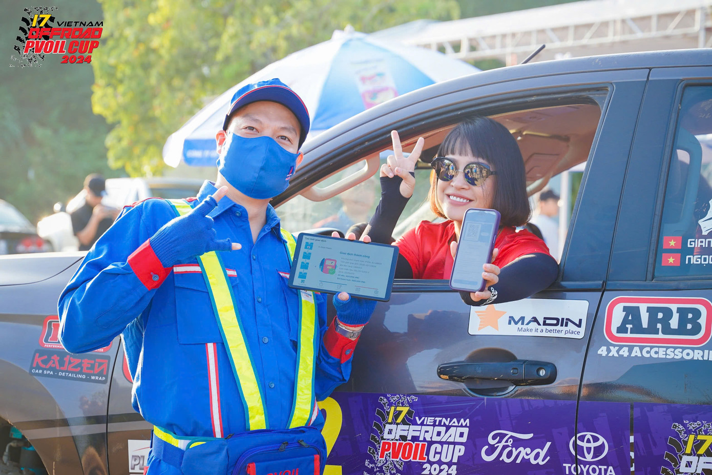 Người dùng có thể dễ dàng đổ xăng qua ứng dụng PVOIL 4U tại khu vực PVOIL Zone