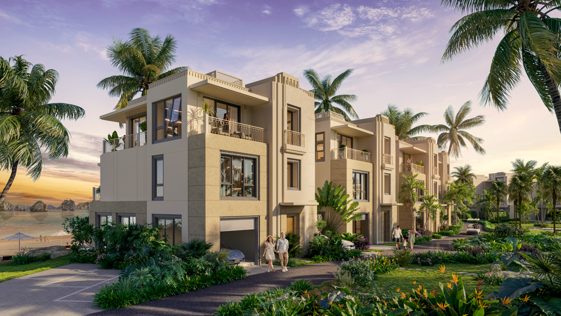 Quy hoạch cảnh quan của Lagoon Residences đem lại trải nghiệm nghỉ dưỡng giữa thiên nhiên đa tầng. Ảnh: BIM Land