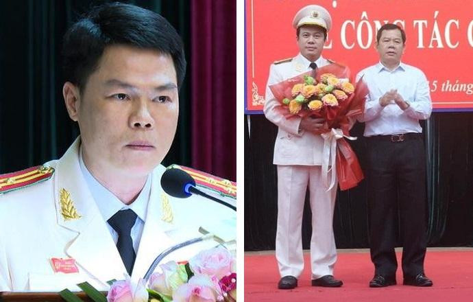 Thượng tá Nguyễn Hữu Mạnh (trái) và Đại tá Hoàng Anh Tuấn.