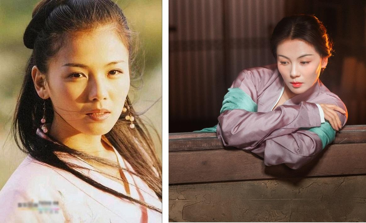 Cô không thay đổi nhiều so với thời đóng vai A Châu trong "Thiên long bát bộ" cách đây gần 20 năm.