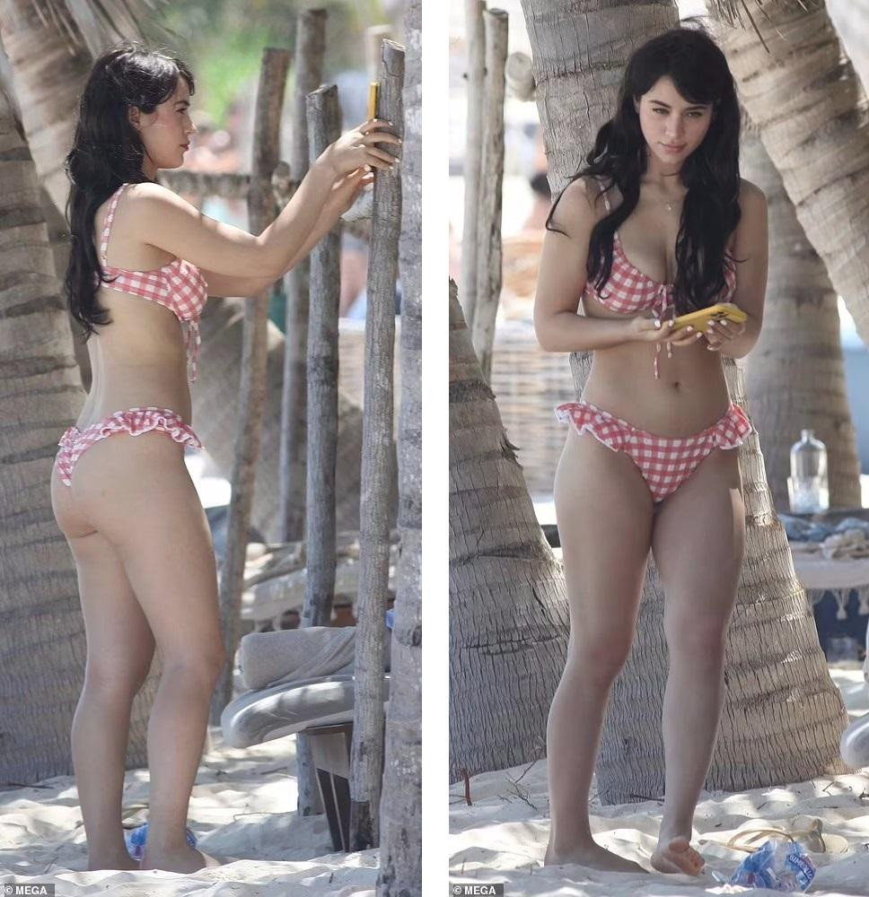 Được biết, nữ diễn viên 9x cao 1m68. Cô sở hữu thân hình nuột nà, đầy đặn, "vòng nào ra vòng đó" và tràn đầy sức sống.