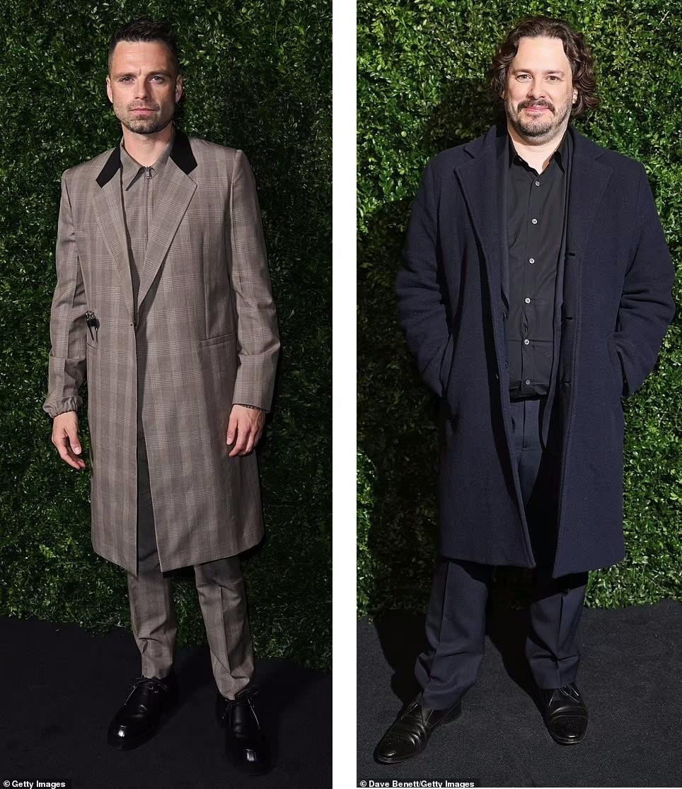 Tài tử Sebastian Stan (trái) và Đạo diễn Edgar Wright.