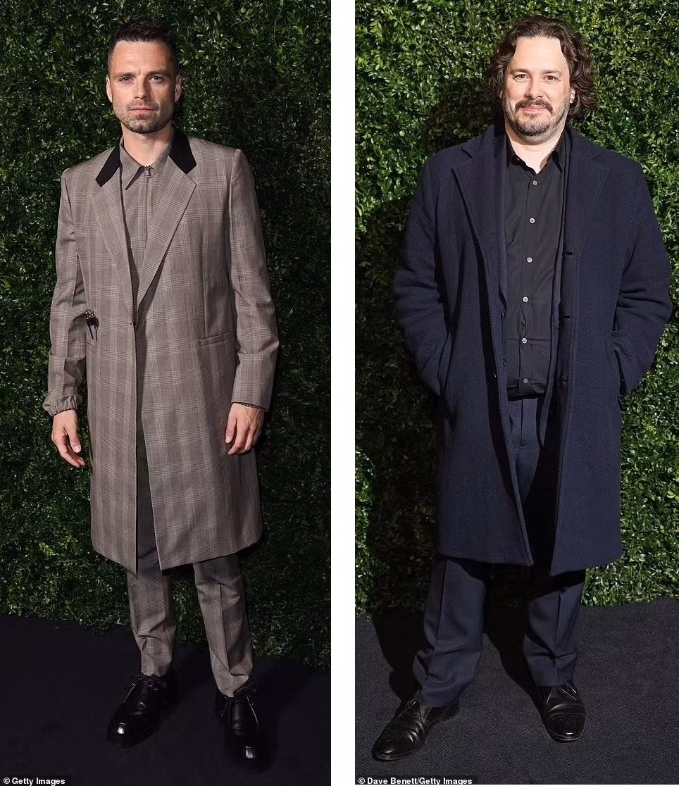Tài tử Sebastian Stan (trái) và Đạo diễn Edgar Wright.