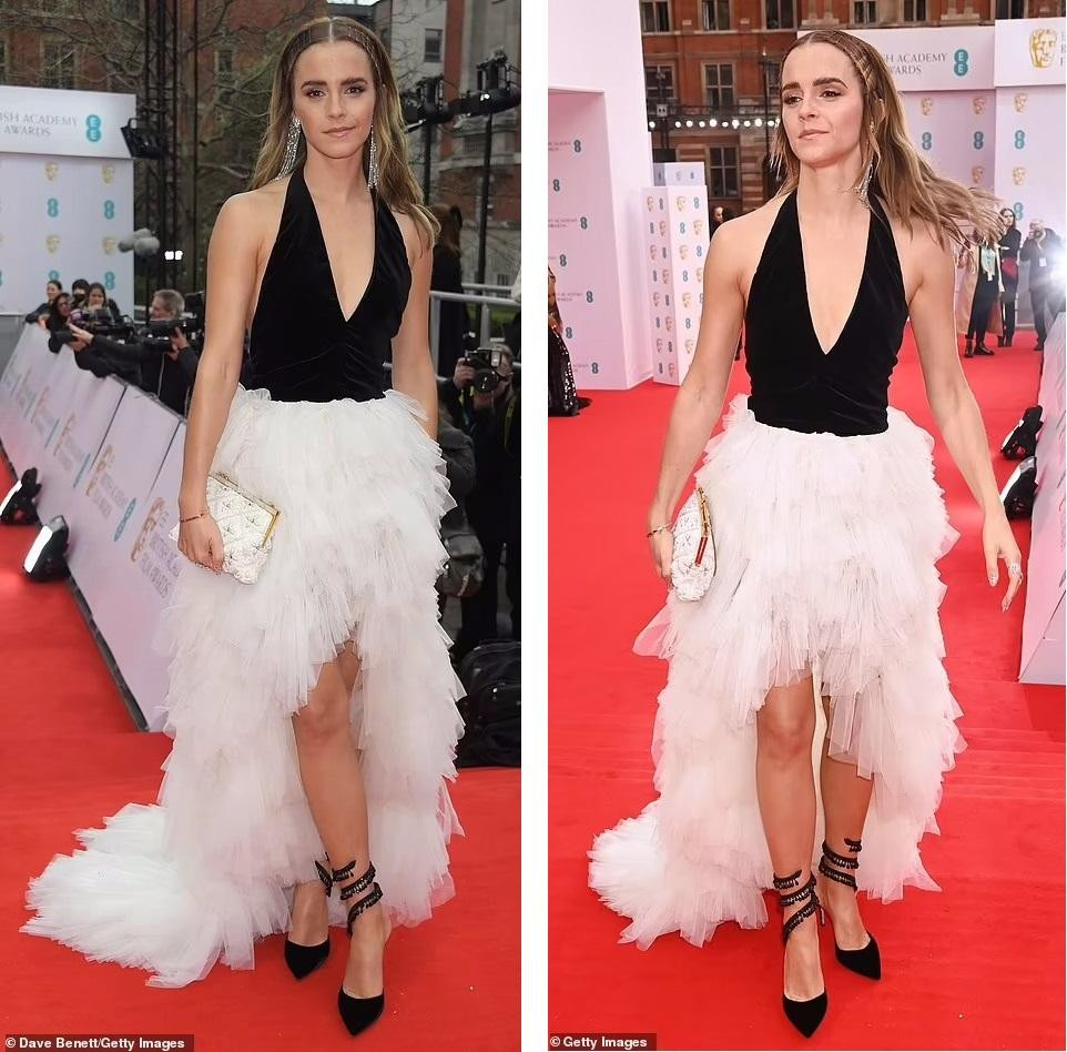 "Cô phù thuỷ nhỏ" Emma Watson cũng diện mốt "thả rông" những giản dị hơn Lady Gaga nhiều