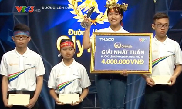 Nữ sinh 'quá nhanh, quá nguy hiểm' trong đường lên đỉnh Olympia ảnh 2