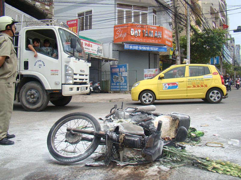 Hiện trường vụ cháy