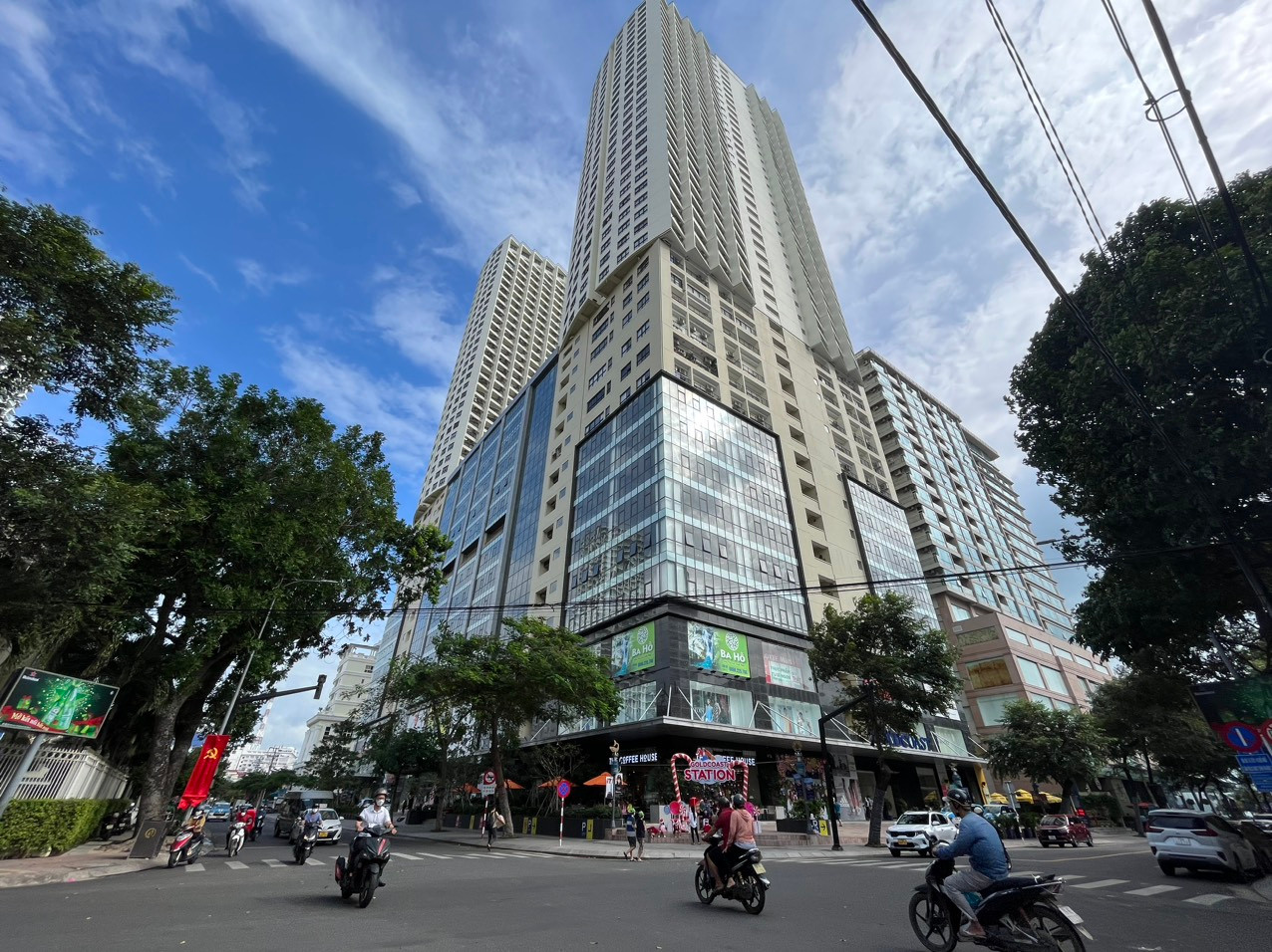 Khu đất trường Chính trị Khánh Hoà cũ nay là dự án Gold Coast. Ảnh L.H