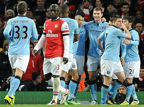 Man City có chiến thắng trước Arsenal tại Emirates sau 37 năm