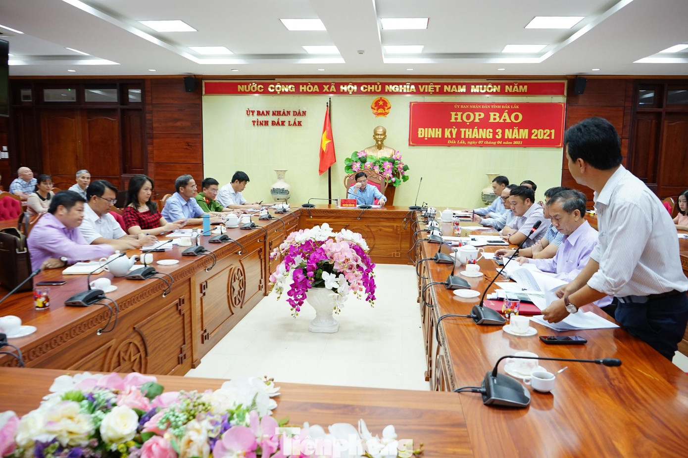 Toàn cảnh buổi họp báo