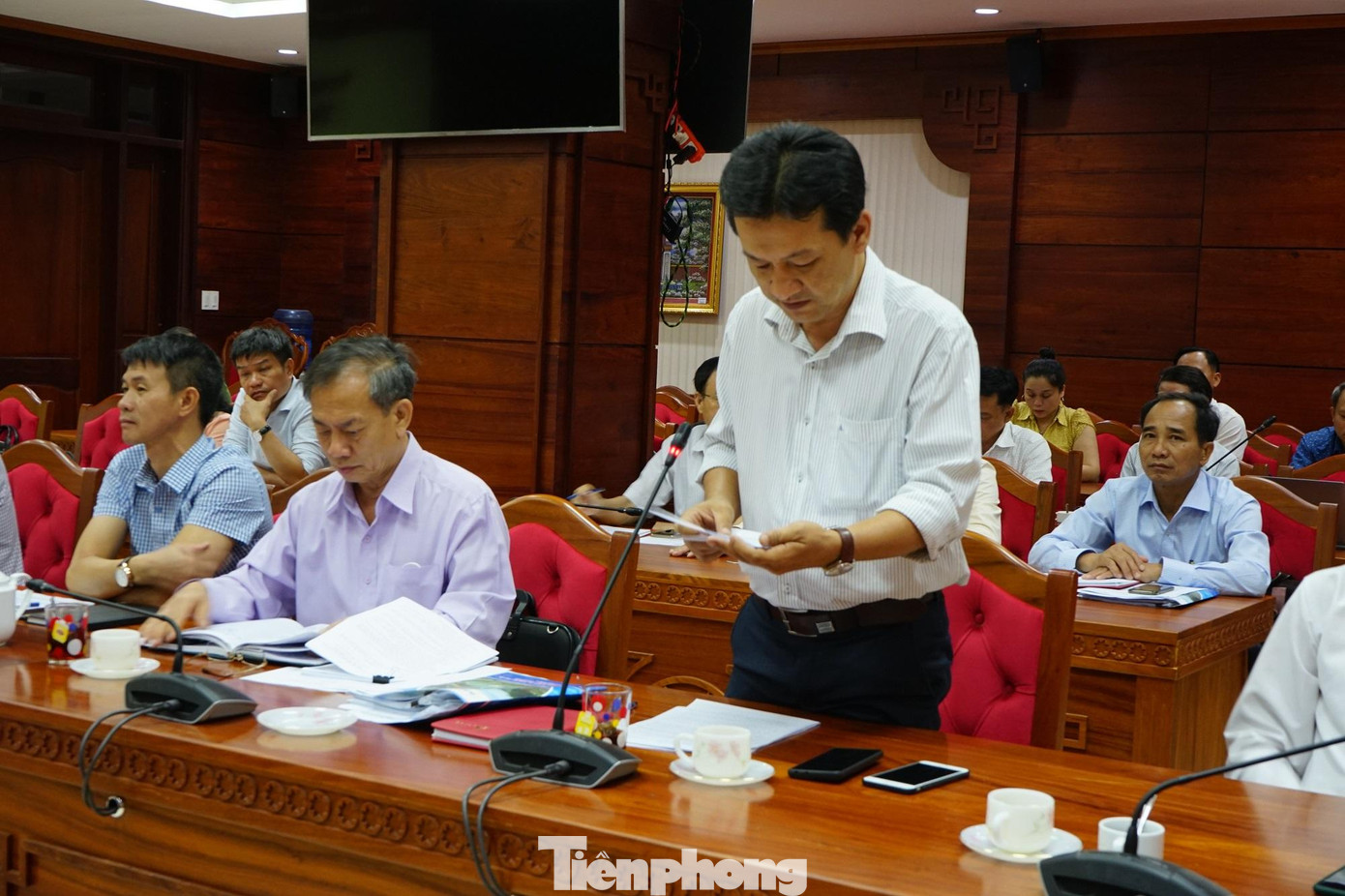 Ông Nguyễn Toàn Thắng trả lời PV Tiền Phong