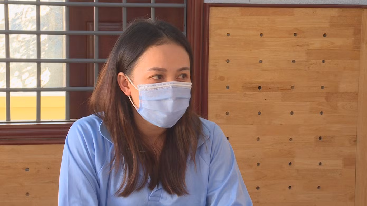 Bùi Thị Bích Trâm tại cơ quan công an Bùi Thị Bích Trâm tại cơ quan công an