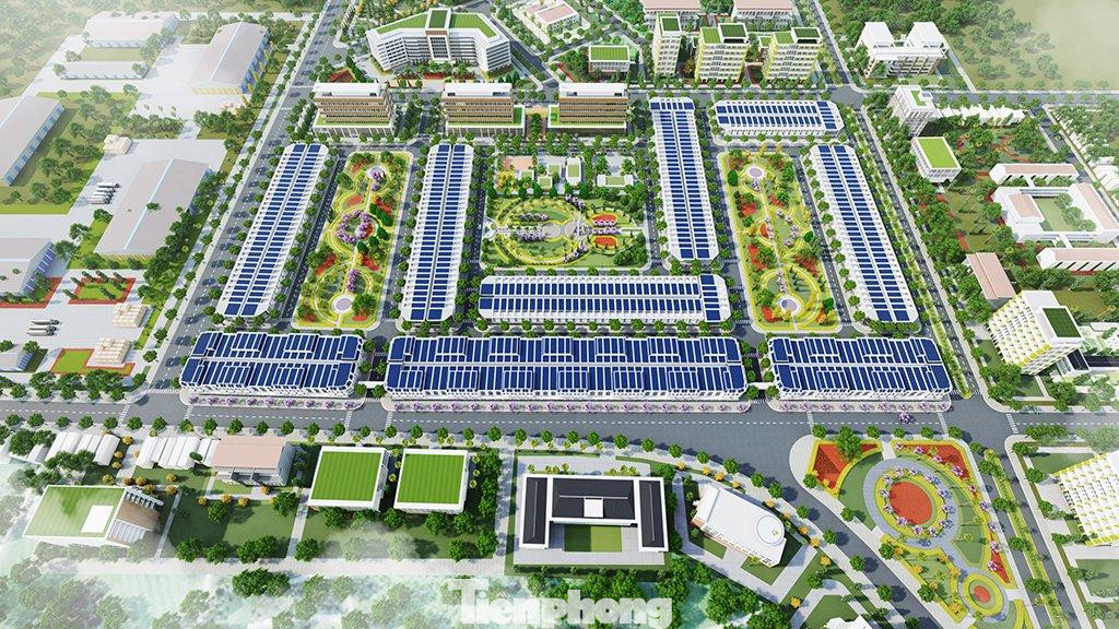 Theo quảng cáo và mô hình tại khu trưng bày của Công ty Ân Phú, dự án khu dân cư Hà Huy Tập được thiết kế mang phong cách châu Âu, có sự kết hợp hài hòa khung cảnh hùng vĩ của núi rừng Tây Nguyên. Dự án cung ứng ra thị trường chuỗi sản phẩm đa dạng gồm 568 căn nhà ở liền kề thương mại cấp III và 330 căn hộ xã hội cấp III, đáp ứng nhu cầu về nhà ở của người dân, đồng thời tạo kiến trúc cảnh quan đẹp cho thành phố...