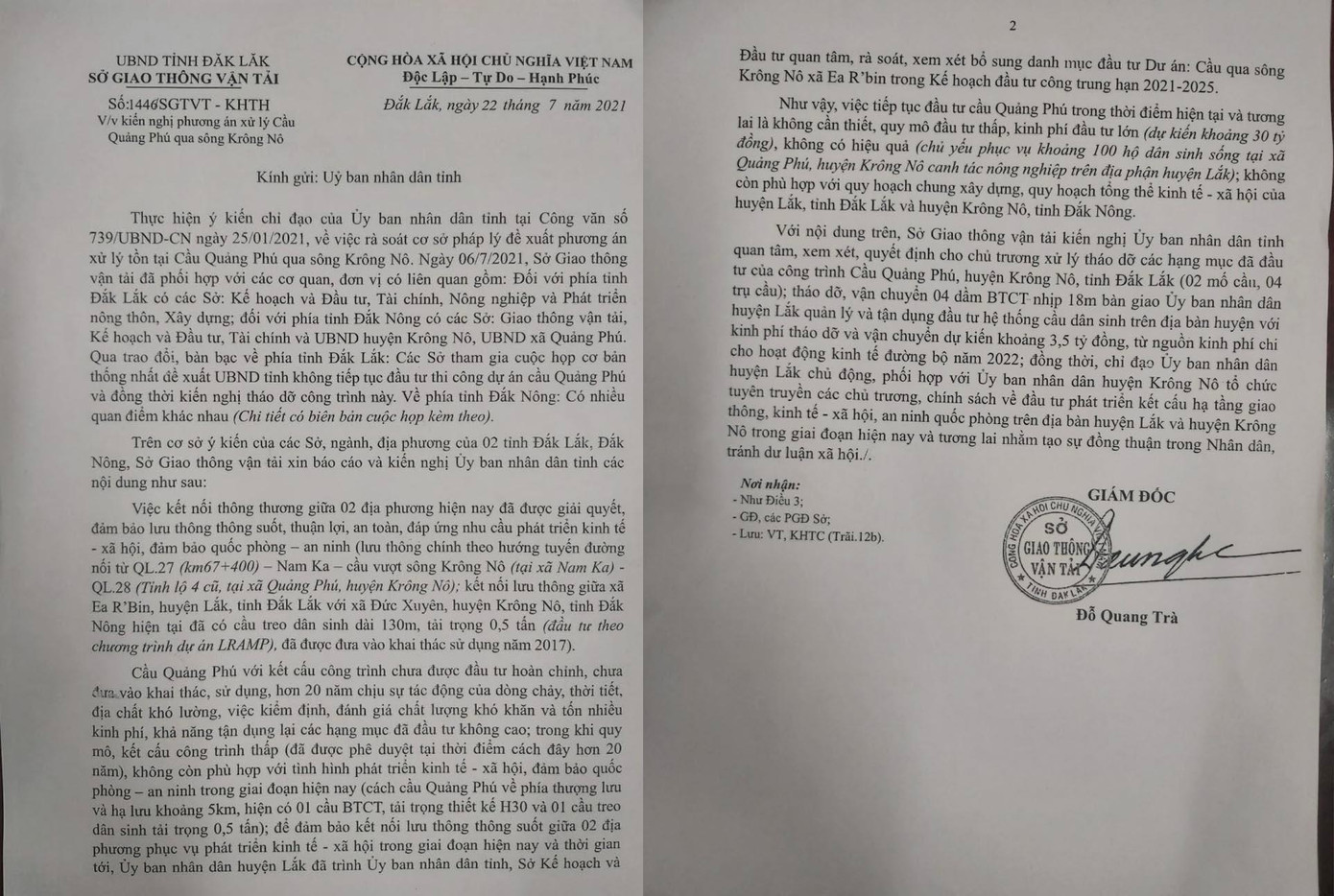 Văn bản của Sở GTVT Đắk Lắk Văn bản của Sở GTVT Đắk Lắk